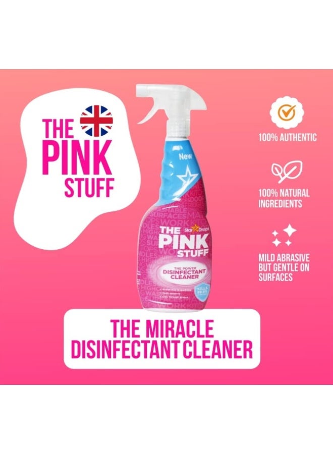 PINK STUFF The Pink Stuff The Miracle Disinfectant Cleaner Spray - 850ml (Pack of 2) - Kills 99.9% Bacteria & Viruses - Multi-Purpose Household Surface Cleaner - Image 2