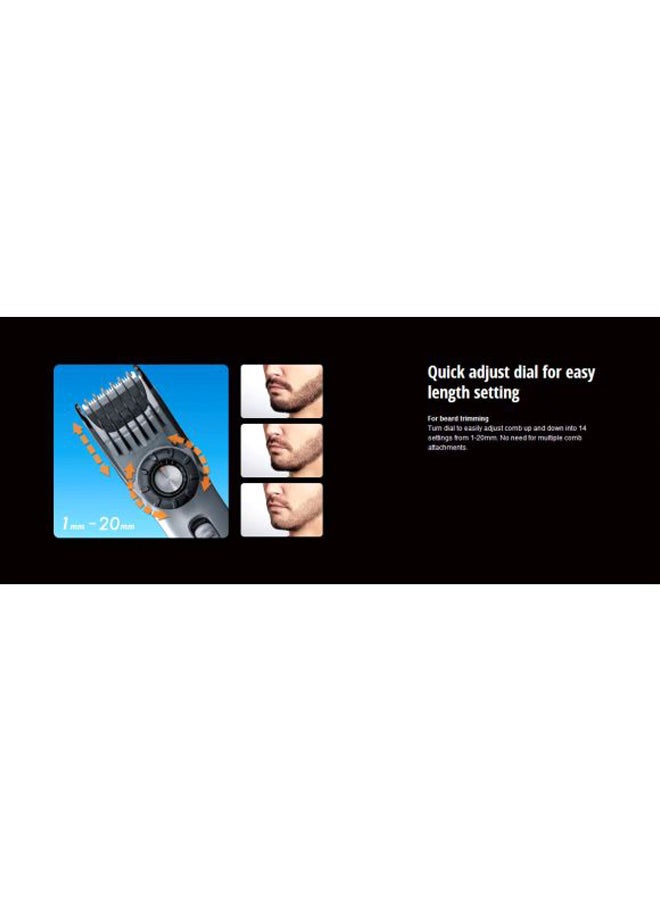Panasonic Hair And Beard Trimmer Silver/Grey - Image 3
