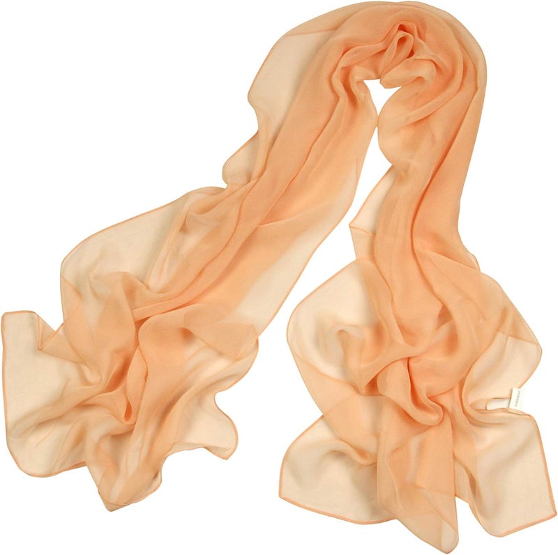 PANTONIGHT Long Chiffon Sheer Scarf For womens - Image 2