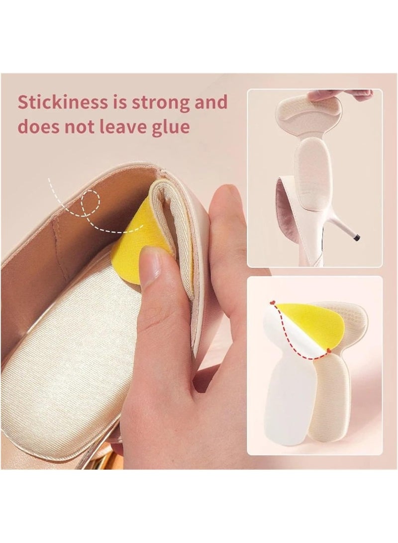 وسادة حذاء وكعب بيج، نعل داخلي من الإسفنج، نصف نعل داخلي، لتخفيف آلام الأحذية الفضفاضة، ملاءمة عالمية مريحة للجنسين - Image 3