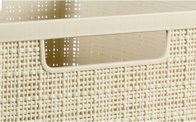 Curver ,Jute,Small Storage Basket,5L,Off White Color - Image 3