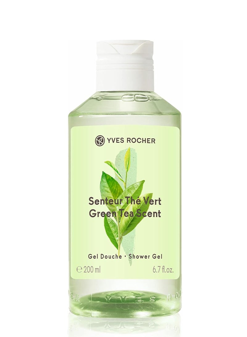 Yves Rocher Scented Shower Gel Green Tea 200 ml - Image 1