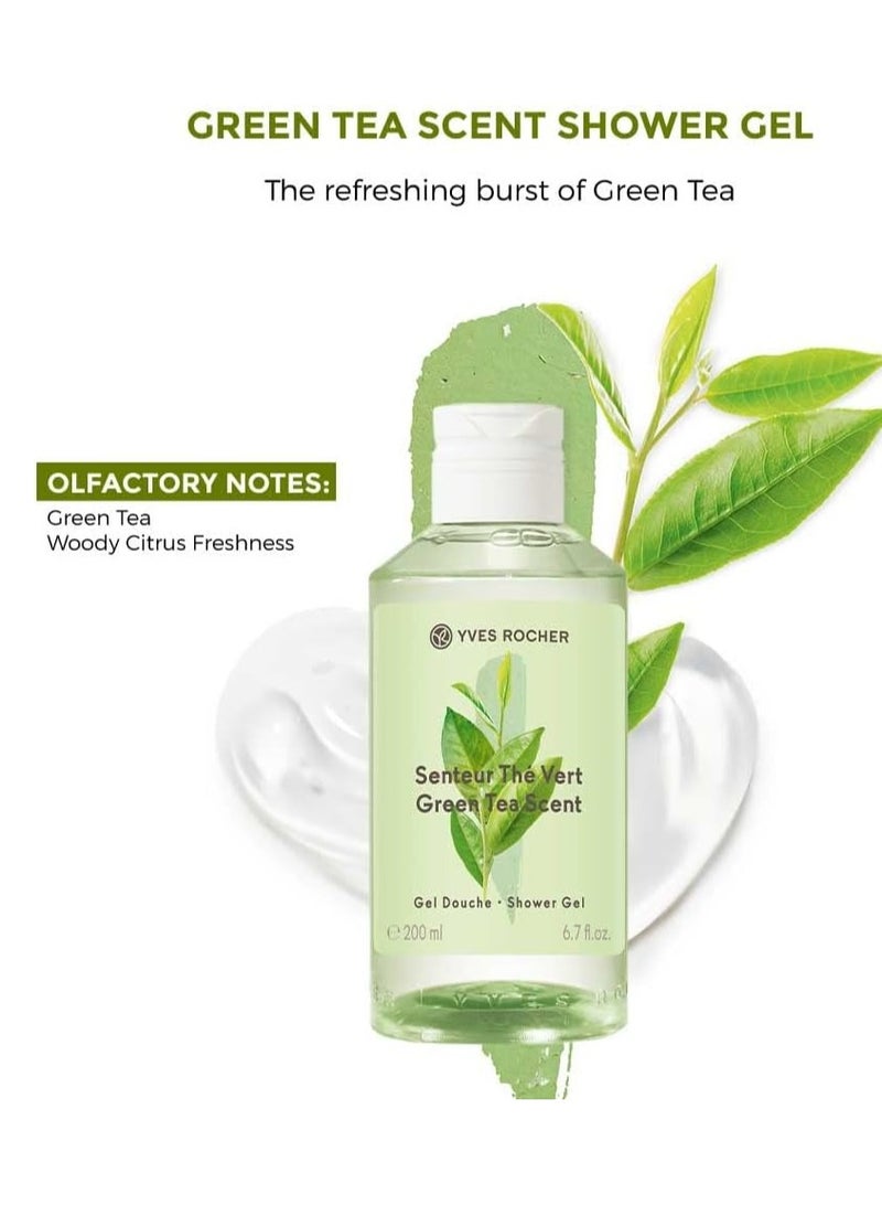 Yves Rocher Scented Shower Gel Green Tea 200 ml - Image 3