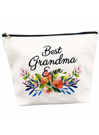 Grandma Makeup Bag - Best Grandma Ever - Mother's Day and Birthday Gift for Grandmother, Nana, Mom from Granddaughter - pzsku/ZA1B9959E7487296DFAE2Z/45/1743383800/2cb20e66-5302-40cd-bac1-b3c8f25f2753
