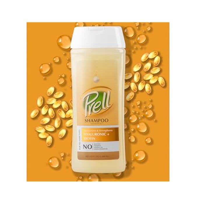 Prell Hyaluronic + Biotin Moisturizes & Strengthens Shampoo for All Hair Types 13.5 fl.oz (Pack of 2) - Image 4
