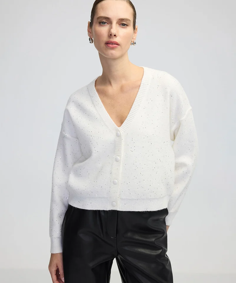 ابيكول Embellished Knit Top
