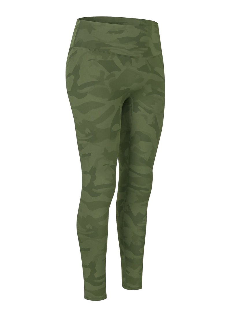 Loquat Women Quick Dry Breathable Elastic Trousers Army Green  - Image 1