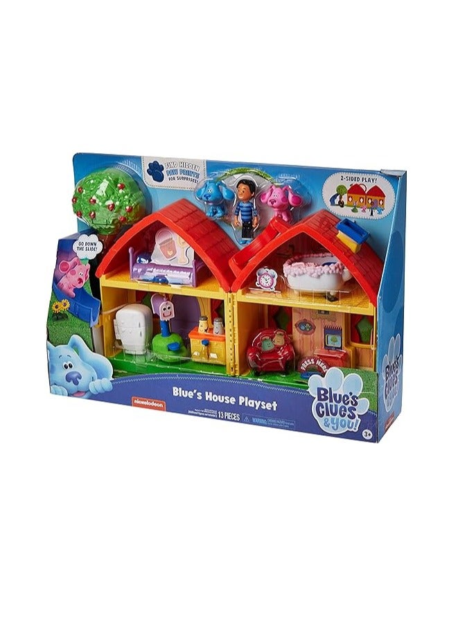 Blue's Clues & You! House Playset 13 Pcs | Material : Plastic | Age Group : 3 To 6 years | Special Awareness Objective |  Kids Playset  - Image 1