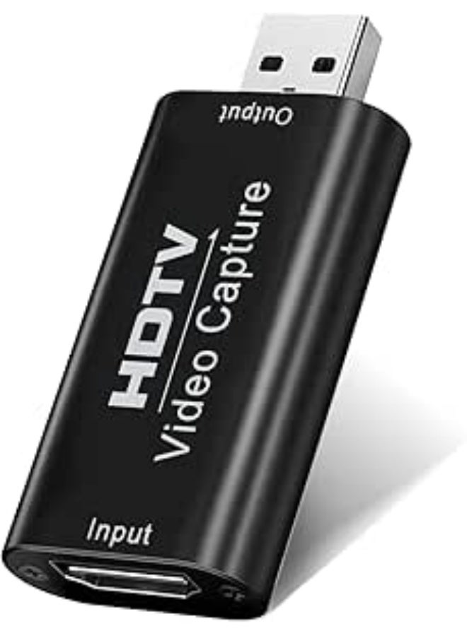 كارت التقاط فيديو HDMI USB 2.0 | جهاز تسجيل صوت وصورة 1080P للبث المباشر والألعاب والاجتماعات - Image 1