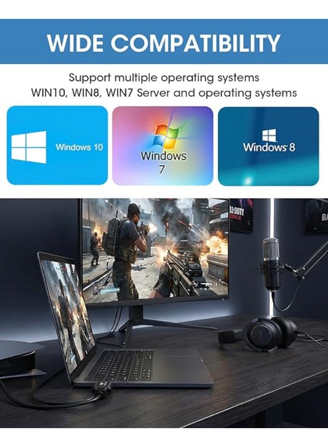 كارت التقاط فيديو HDMI USB 2.0 | جهاز تسجيل صوت وصورة 1080P للبث المباشر والألعاب والاجتماعات - Image 4
