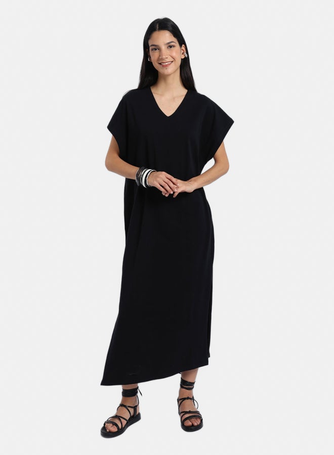 Carina Lounge Dress with Side Slits - Image 1