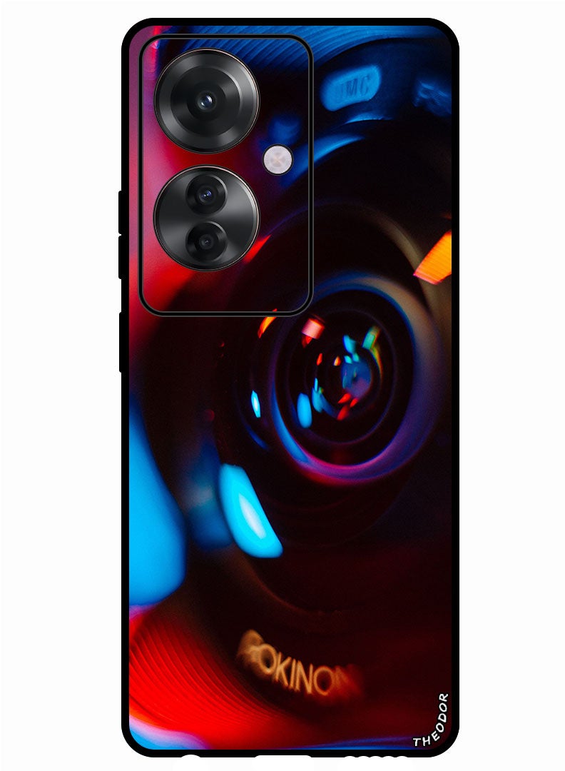 Theodor Protective Case Anti Scratch Shock Proof Bumper Cover For Oppo Reno 11F lens_camera_glare - Image 1