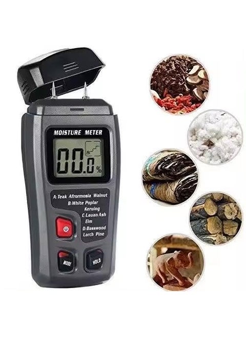 SIGNETTE Moisture Meter for Testing Wood and Materials Digital Display Industrial Quality