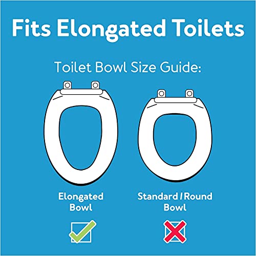 Carex Elongated Hinged Toilet Seat Riser, Adds 3.5 Inches of Height to Toilet, 300 Pound Weight Capacity, Raised Toilet Seat - Image 2