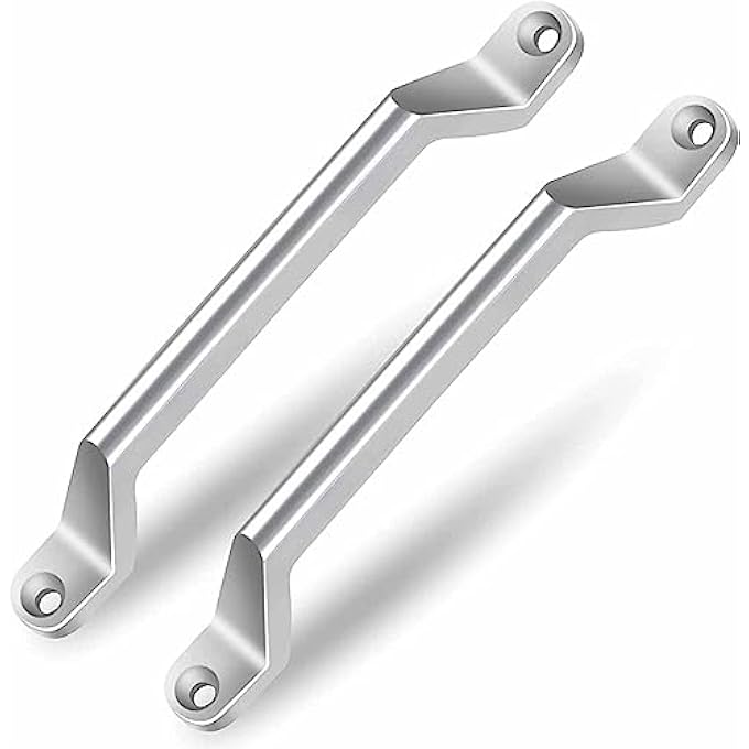 rayihni 2Pcs Rv Grab Door Handle Heavy Duty 304 Stainless Steel Metal For Camper Trailer Cargo Trailer Motor Home Boat Automotive Cart - Image 1