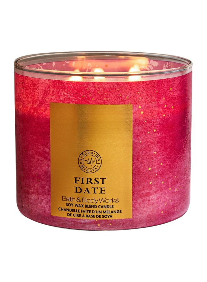 Bath & Body Works First Date 3-Wick Candle 