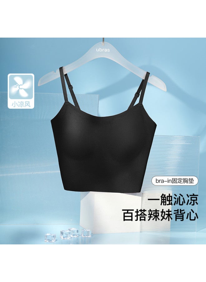 ubras Sheer Backless Seamless Camisole Top With Push-Up And Lightweight Design - Image 2