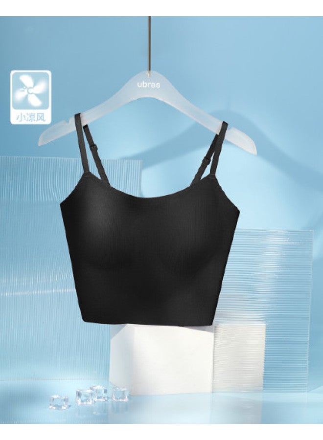 ubras Sheer Backless Seamless Camisole Top With Push-Up And Lightweight Design - Image 1