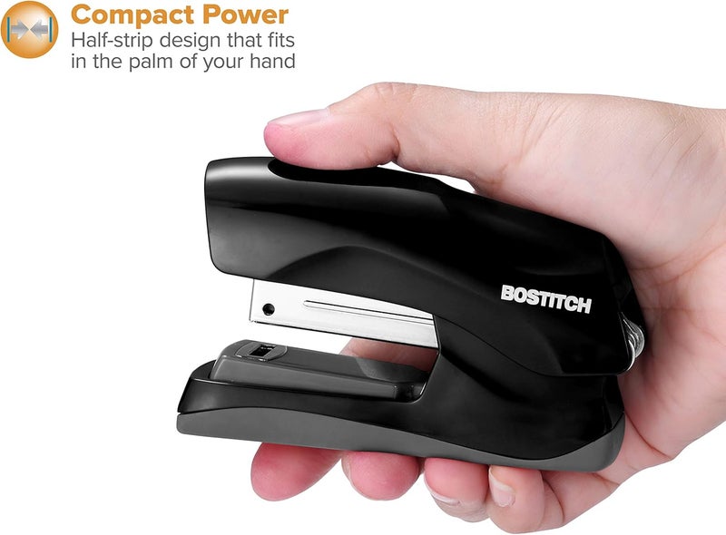 Bostitch Office Heavy Duty 40 Sheet Stapler with 1250 Staples & Claw Remover, Small Stapler Size, Fits into The Palm of Your Hand, Value Pack, Red (B175-BLK-VP) - Image 3