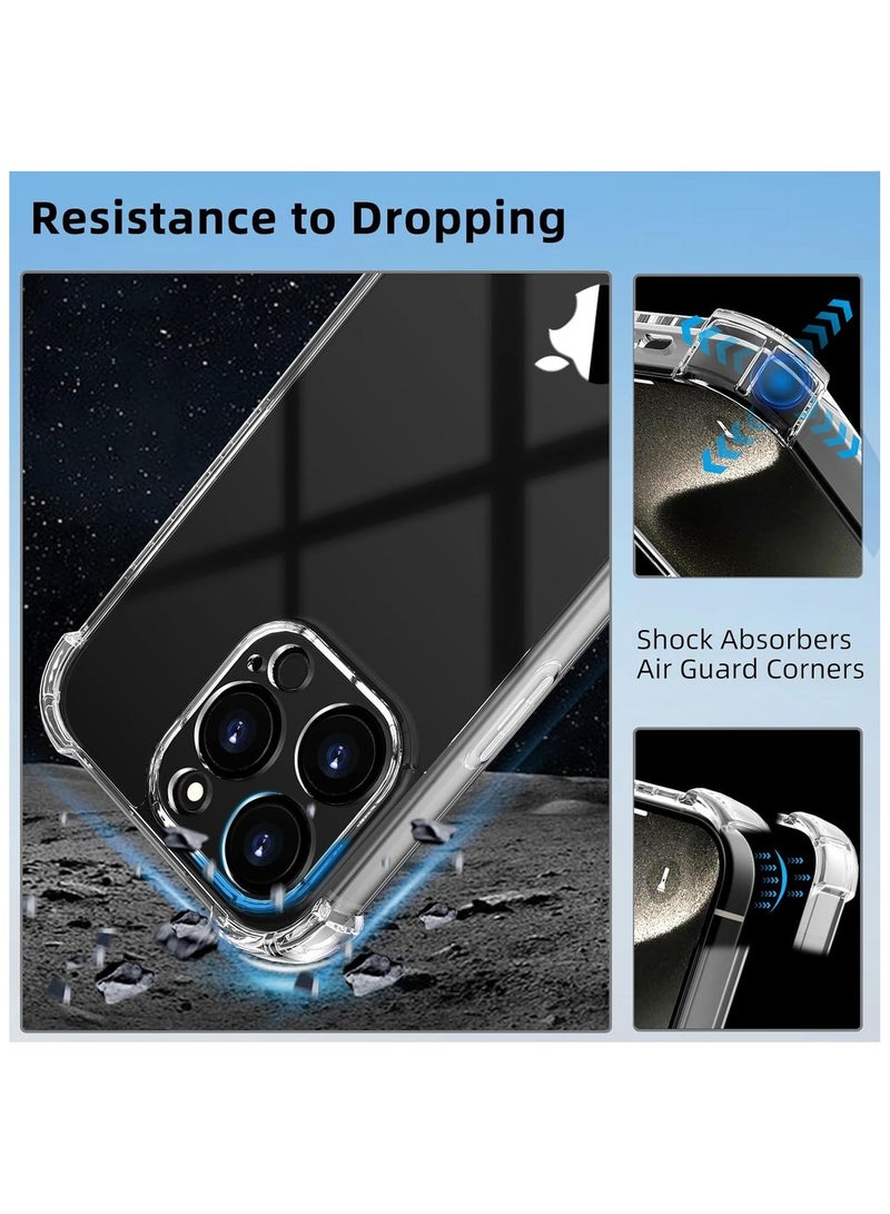 Slim Transparent TPU Case for iPhone 16 Pro Max with Four Corner Shock Absorption - Image 4