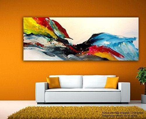 Paper Plane Design 'Big Splash' Art Painting (38 cm x 0.1 cm x 98 cm)