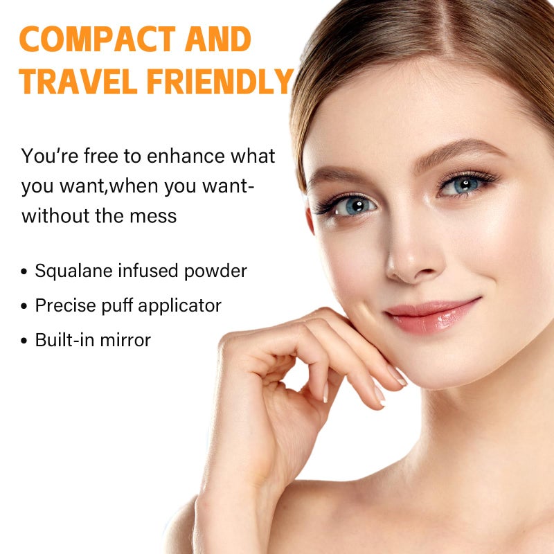 Abomet Root Touch Up Instantly Gray Hair Coverage Hairline Powder, Dark Brown, for Women Men, Hair Fibers For Thinning Hair - Image 5