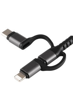 ZO7 HDMI Cable, 3in1 HDTV compatible with iPhone & Android, USB C, micro to HDMI Cable, Type C to HDMI Cord, for iPad Sync Screen Connector Directly Connect on HDTV/Monitor/Projector  - Image 2