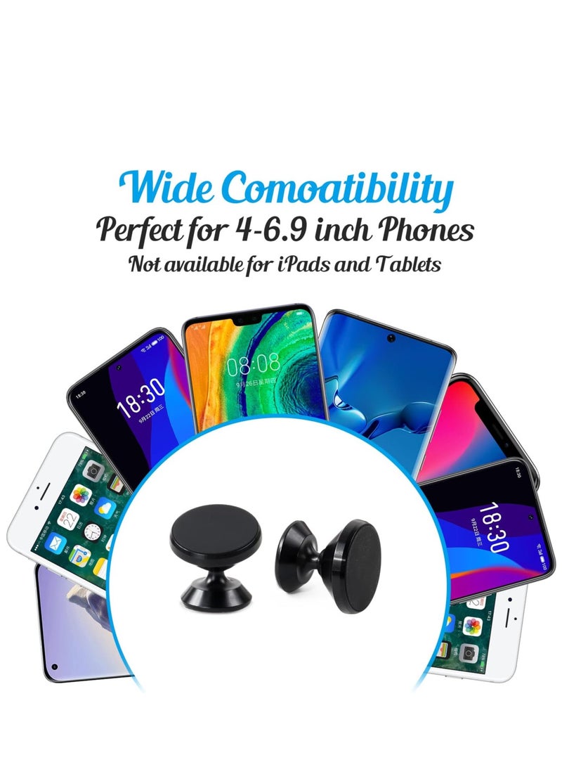 Magnetic Phone Holder for Car, [Super Strong Magnet] Phone Mount for Car, Dashboard Magnetic Car Phone Holder Mount with Strong VHB Adhesive Mounting, Compatible with iPhone, Samsung - Image 3
