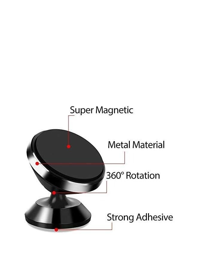 Magnetic Phone Holder for Car, [Super Strong Magnet] Phone Mount for Car, Dashboard Magnetic Car Phone Holder Mount with Strong VHB Adhesive Mounting, Compatible with iPhone, Samsung - Image 4