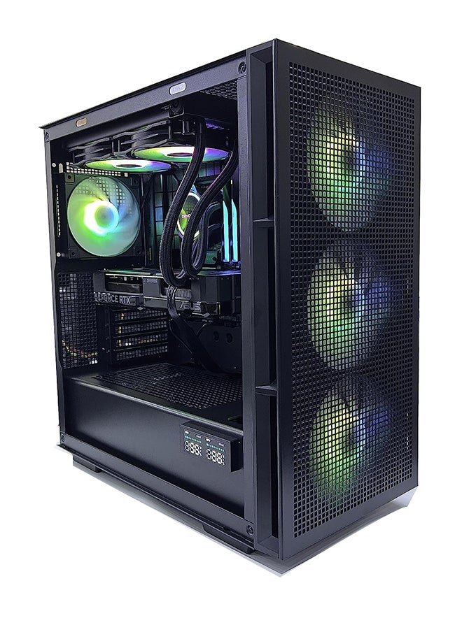Generic - Nanotech Gaming PC - Intel Core i7-13700F, Nvidia RTX 4060, 32GB DDR5 RAM 6000Mhz, 2TB NVME+1TB SSD, 750W PSU Gold Rated, 240mm Liquid Cooler, Wi-fi, WINDOWS 10 PRO (intel i7-13700F, RTX 4060) - Image 1