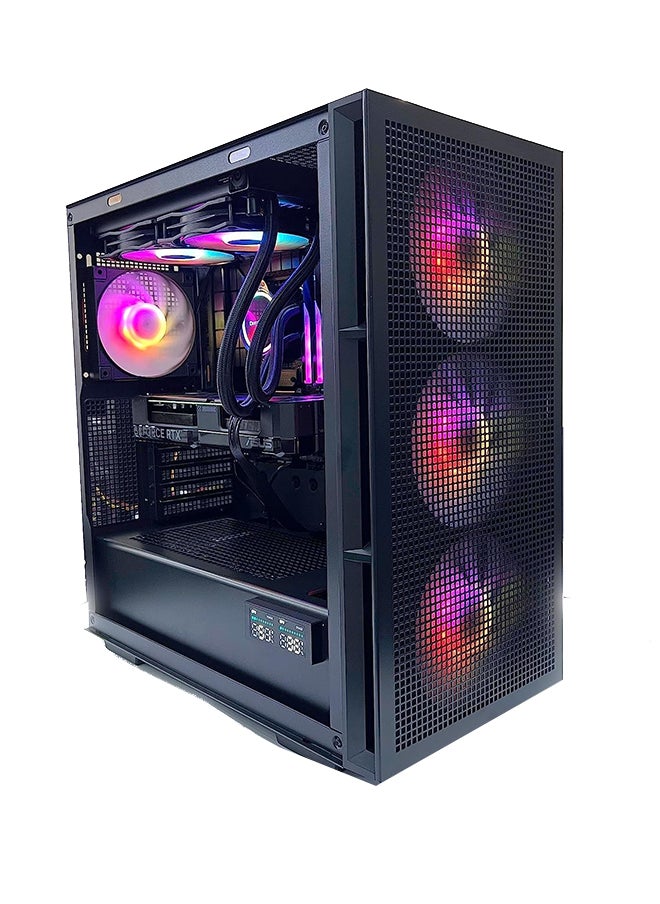 Generic - Nanotech Gaming PC - Intel Core i7-13700F, Nvidia RTX 4060, 32GB DDR5 RAM 6000Mhz, 2TB NVME+1TB SSD, 750W PSU Gold Rated, 240mm Liquid Cooler, Wi-fi, WINDOWS 10 PRO (intel i7-13700F, RTX 4060) - Image 1