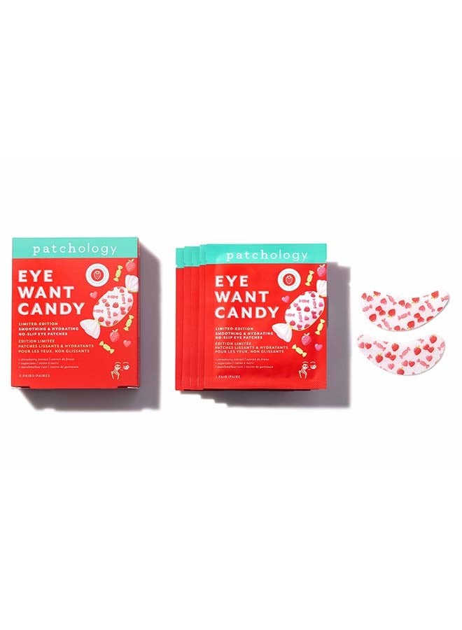 Patchology Eye Want Candy Smoothing And Hydrating Eye Patches - 5 Pack - Image 1
