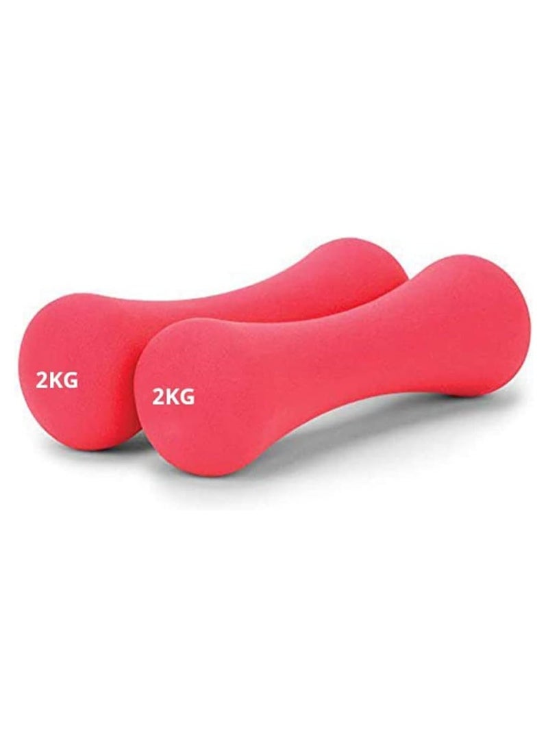 2-Piece Dumbbell Set 2x2 Kg