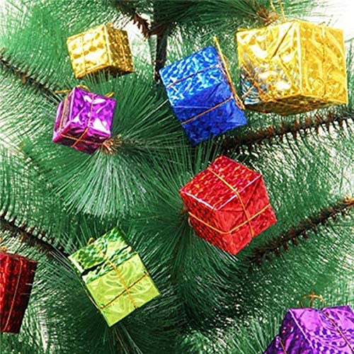 Evisha 28 Bulb Rice Light Fairy Light 3 Feet Long Artificial Christmas Tree and 43 Pcs Hanging XMass Christmas Decoration - Image 2