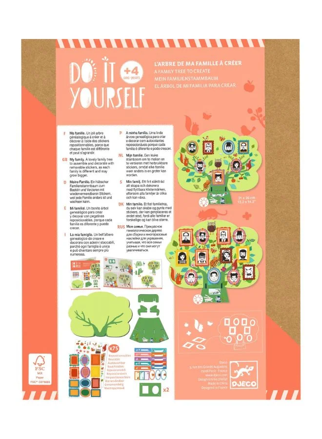 DJECO Do It Yourself My Family Tree