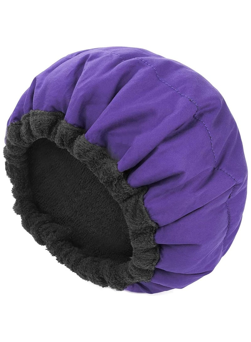 Cordless Deep Conditioning Heat Cap, A Hot Head Cap to Hydrate, Moisturize and Condition, 100% Natural Cotton Flaxseed Seed Interior - Image 1
