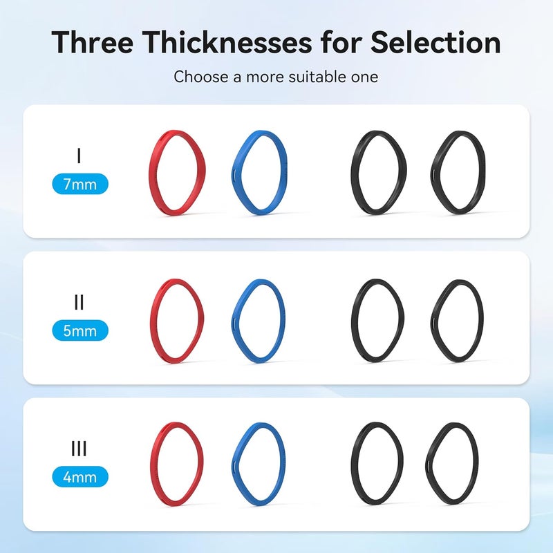 AMVR Glasses Spacer Compatible with Oculus Quest 3S/Quest 2/Rift S Accessories, Soft Silicone Anti-Scratch Ring, Protect VR Lens and Prescription Glasses from scratchings（Not Compatible with Quest 3） - Image 5