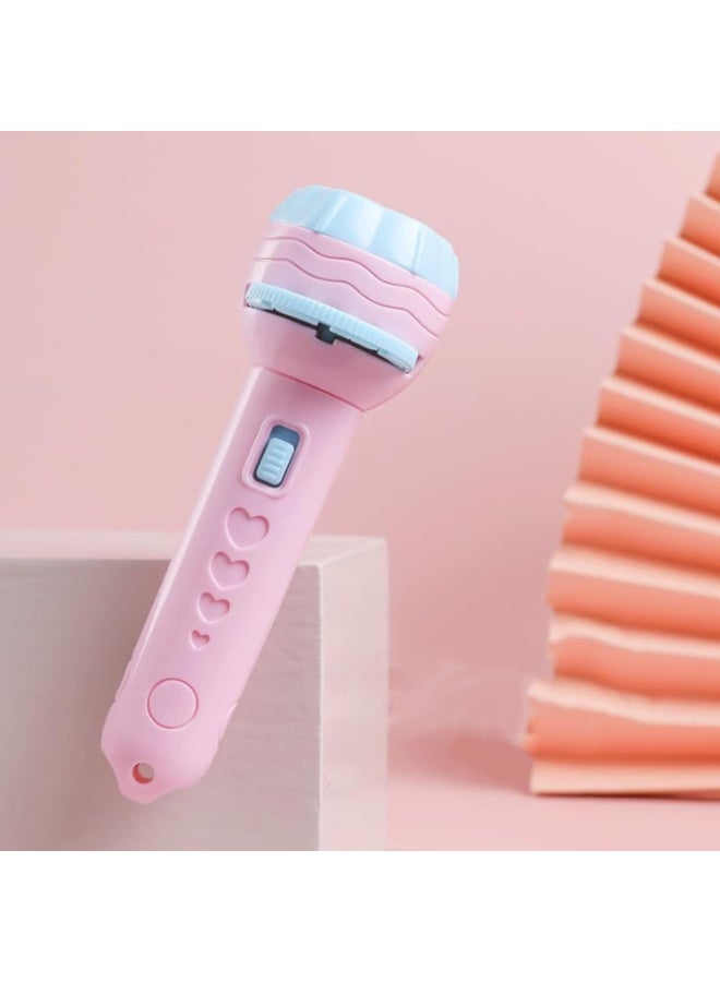 Generic Story Projector Flashlight for Kids – Educational Toy with 3 Slide Discs & 24 Images – Handheld Image Projector for Toddlers Ages 3+ – Bedtime Fun with Lights & Imagination - Pink - Image 4