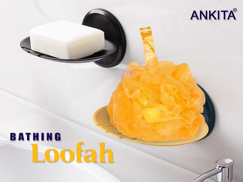 Ankita Bath Shower Sponge Loofah, Mesh Pouf Shower Ball, Mesh Bath and Shower Sponge(Color may Vary) by Chhavi creation - Image 3