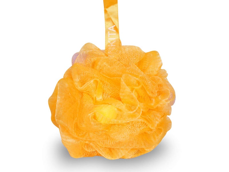 Ankita Bath Shower Sponge Loofah, Mesh Pouf Shower Ball, Mesh Bath and Shower Sponge(Color may Vary) by Chhavi creation - Image 1