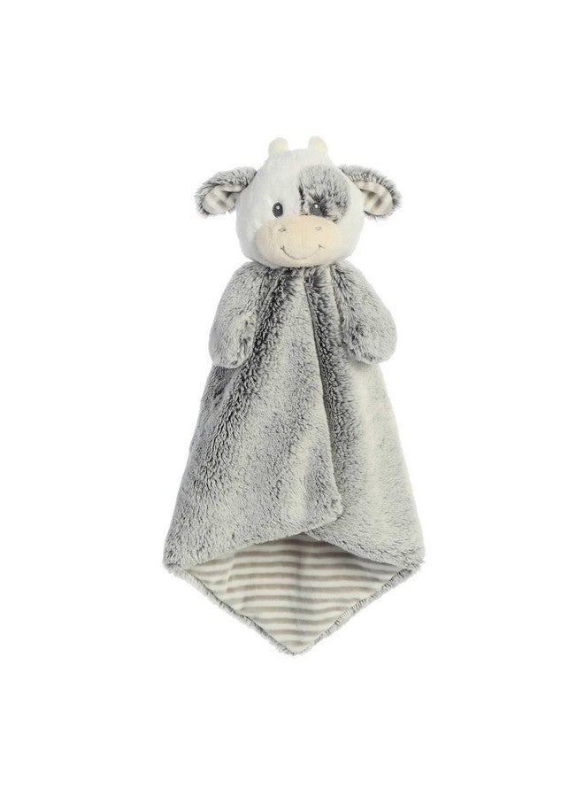 ebba ebba Aurora® Snuggly Cuddlers Luvster™ Coby Cow Baby Stuffed Animal - Comforting Companion - Security and Sleep Aid - Gray 16 Inches 