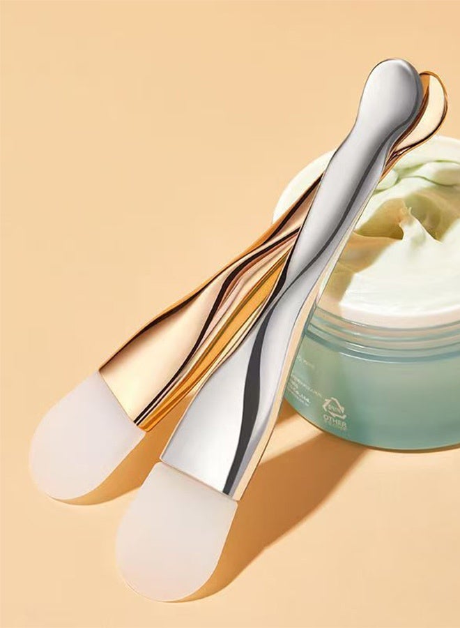 فرشاة قناع سيليكون مزدوجة الأطراف - أداة تطبيق لأقنعة الطين والجل والكريم - خالية من الفوضى وقابلة لإعادة الاستخدام - Image 3