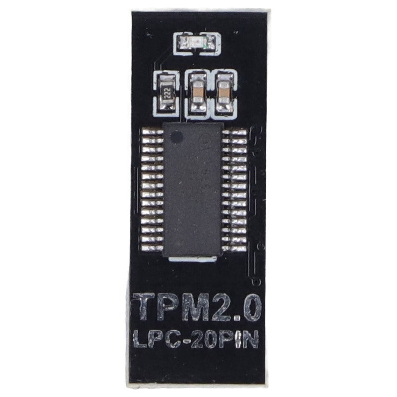وحدة أمان TPM 2.0 بتصميم PCB ذو 20 سنًا - معالج تشفير منفصل بمفتاح تشفير يحدده المستخدم للأجهزة العاملة بنظام Windows 11 واللوحات الأم المزودة بذاكرة DDR4 - Image 1
