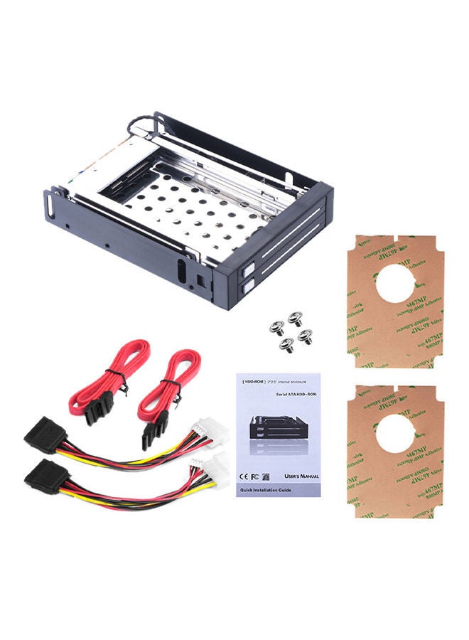NIBEMINENT SATA III Hard Drive HDD And SSD Tray Caddy Internal Mobile Rack Multicolour - Image 1