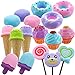 GIFTEXPRESS 17 PCS Pretend Play Food Dessert Set Sweet Treats Assortment Donuts Cupcakes Ice Cream Candy Bars Assorted Dessert Toys for Kids Valentine Toy Set - Image 3