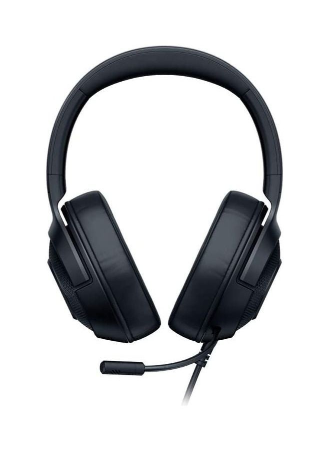 ريزر سماعة الألعاب Razer Kraken X Lite خفيفة الوزن: صوت محيطي 7.1 - إطار من الألومنيوم خفيف الوزن - ميكروفون قلبي قابل للانحناء - للكمبيوتر الشخصي، PS4، PS5، Switch، Xbox One، Xbox Series X & S، الهاتف المحمول - أسود - Image 2