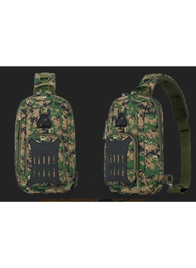 حقيبة كتف كروسبودي جديدة راقية للرجال، حقيبة مموهة تكتيكية متعددة الوظائف للسفر والرياضة - Image 5