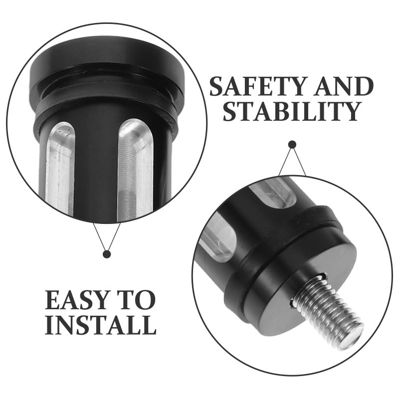 Billet Steel Shifter Lever with Knurled Foot Pegs for Harley Xl883 1200 X48 Sportster Dyna Softail - Image 4