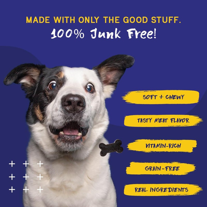 PupGrade Daily Multivitamin for Dogs - All-in-One Supplement for Digestive, Immune, Skin and Coat Health - 32 Healthy Nutrients, Probiotic Enzymes, Omega Fish Oil, Vitamins A, C, D & E - 30 Soft Chews - Image 3