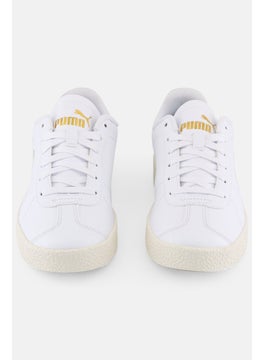 PUMA Kids Boy Club 1948 Lace Up Outdoor Shoes ,White  - Image 3
